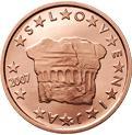 2 cents (other side, country Slovenia) 0.02