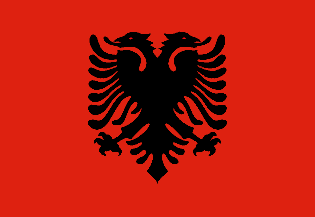 Riigilipp, Albaania