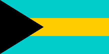 国旗, バハマ、