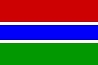 国旗, ガンビア、