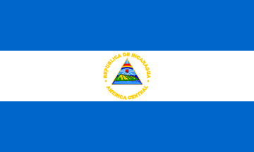 国旗, ニカラグア