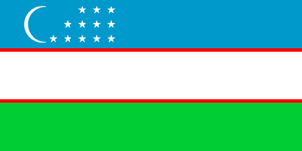 Riigilipp, Usbekistan