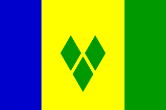 Riigilipp, Saint Vincent ja Grenadiinid