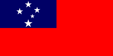 国旗, 萨摩亚