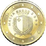 10 cents (other side, country Malta) 0.1
