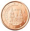 1 cent (other side, country Spain) 0.01