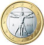 1 euro (other side, country Italy) 1