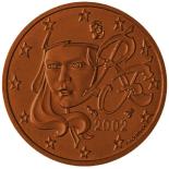 2 cents (other side, country France) 0.02