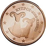 2 cents (other side, country Italy) 0.02