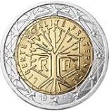 2 euro (other side, country France) 2