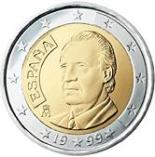 2 euro (other side, country Spain) 2