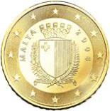 50 cents (other side, country Malta) 0.5