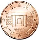 5 cents (other side, country Malta) 0.05