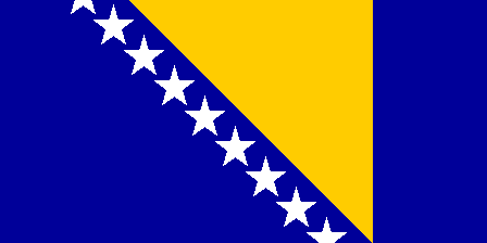 Riigilipp, Bosnia ja Hertsegoviina