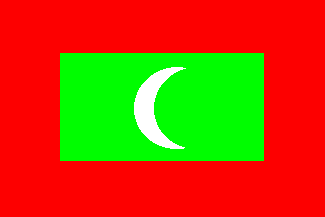 马尔代夫国旗图案图片